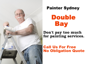 Painter in Double Bay