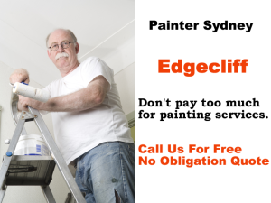 Painter in Edgecliff