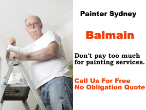 Painter in Balmain