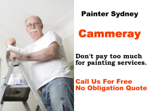 Painter in Cammeray