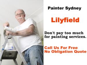 Painter in Lilyfield