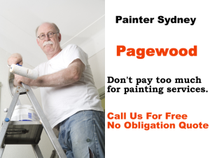 Painter in Pagewood
