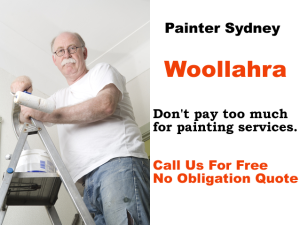 Painter in Woollahra