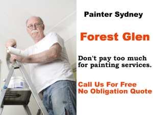 Painter in Forest Glen