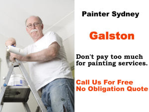 Painter in Galston