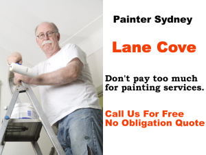 Painter in Lane Cove