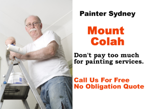 Painter in Mount Colah