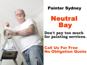 Painter in Neutral Bay