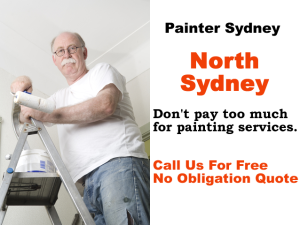 Painter in North Sydney