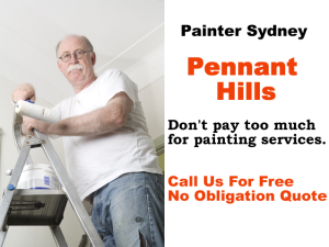 Painter in Pennant Hills